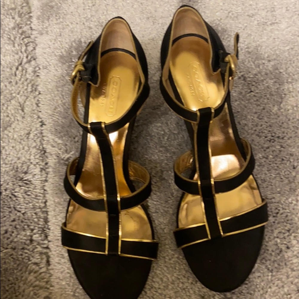 Coach Trixie wedge shoes